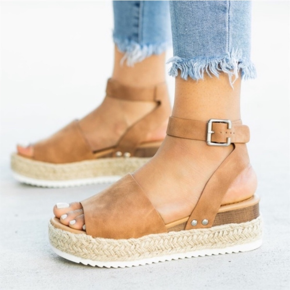 Size 10 Platform Espadrilles - Picture 3 of 4